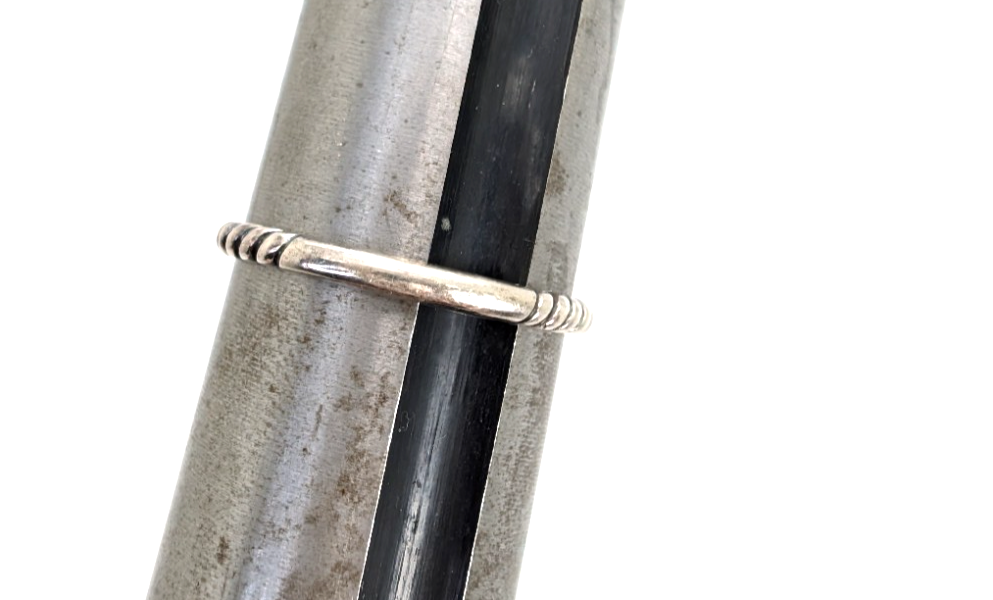 Silpada Sterling Silver 925 White Topaz Stack Ring R386-Fox1145 - Image 10