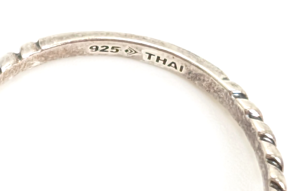 Silpada Sterling Silver 925 White Topaz Stack Ring R386-Fox1145 - Image 12