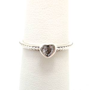 Pandora Sterling Silver 925 Heart Stack Ring R380-Fox1139