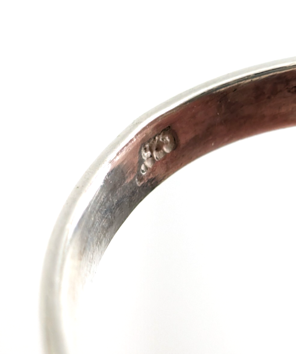 Sterling Silver 925 Natural Jasper Square Ring 10758 - Image 6