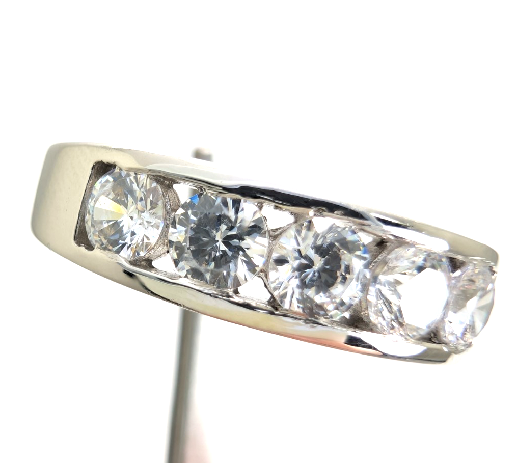 Sterling Silver 925 11 Ring Channel R815- FOX1743 - Image 6