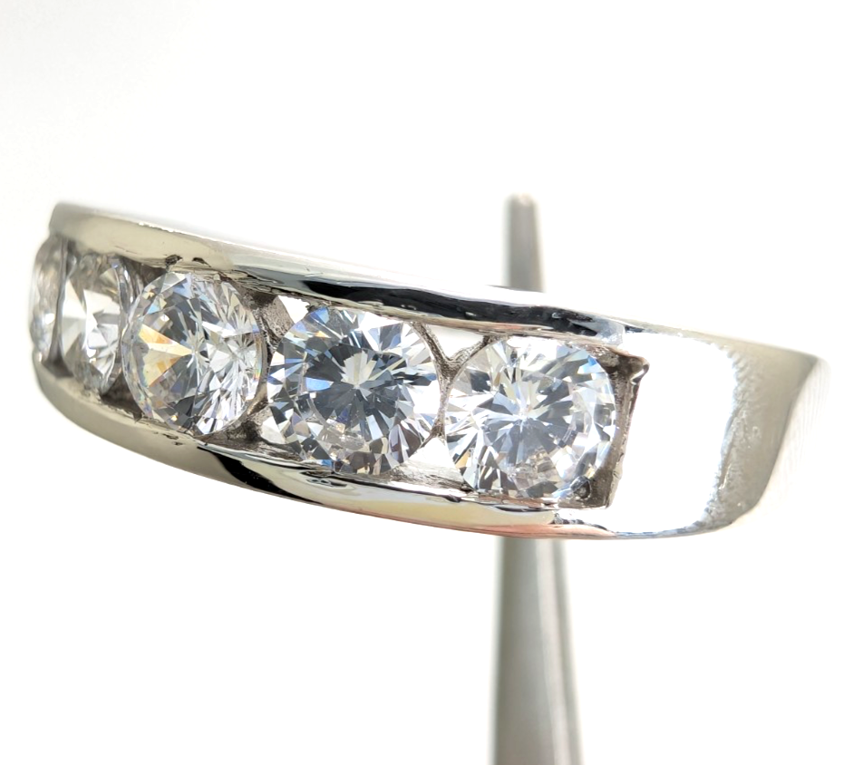 Sterling Silver 925 11 Ring Channel R815- FOX1743 - Image 7