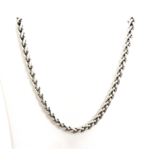 David Yurman Sterling Silver 925 4mm 17" Wheat Necklace FOX2015