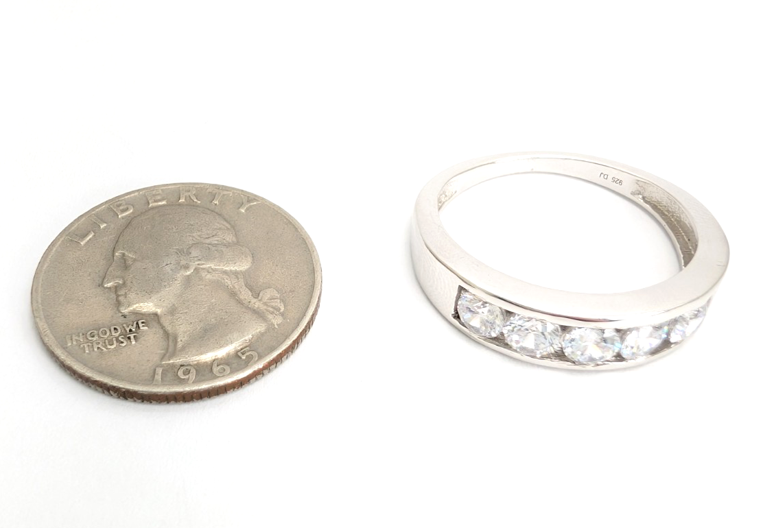 Sterling Silver 925 11 Ring Channel R815- FOX1743 - Image 11