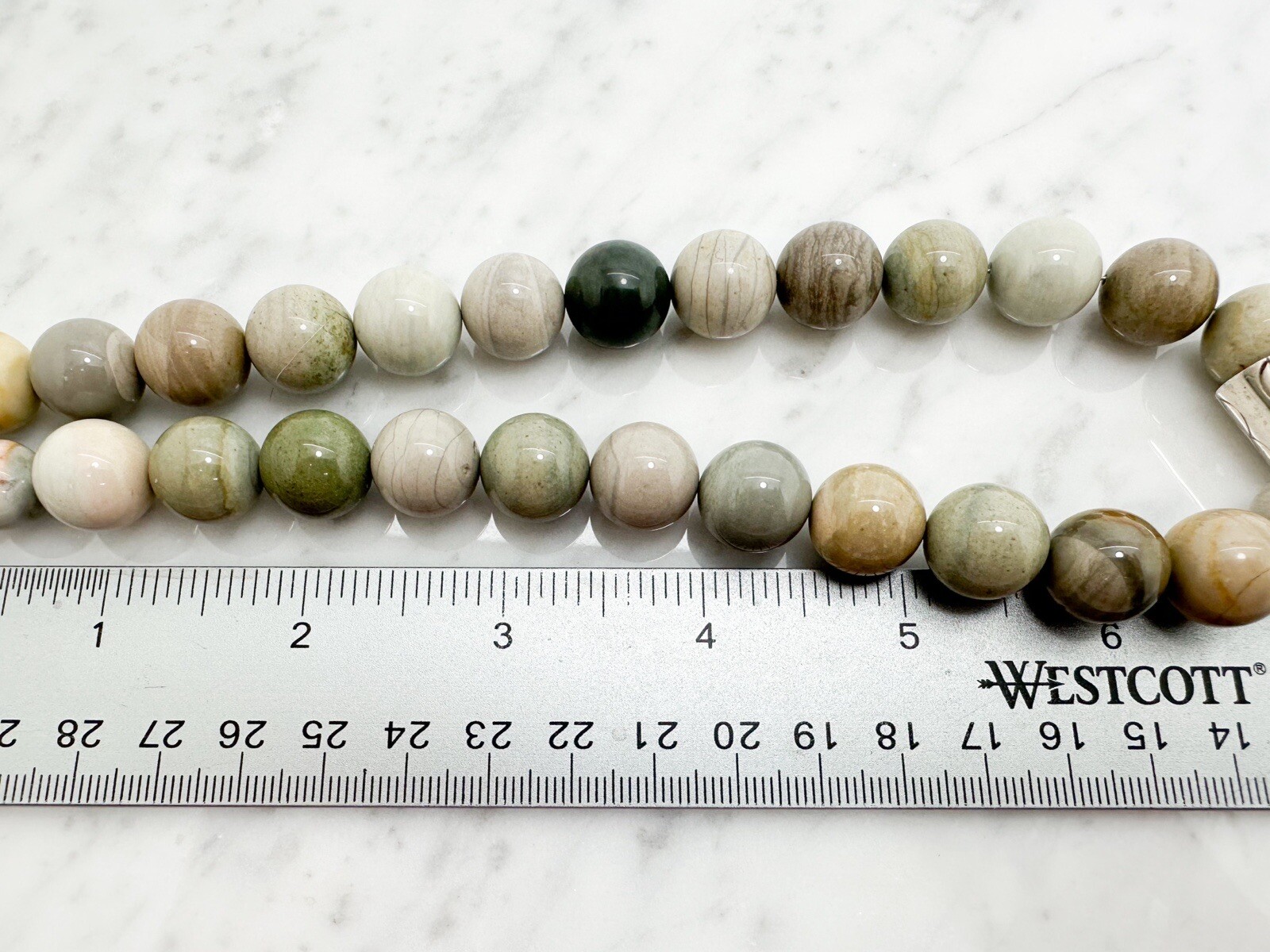 Jay King DRT Sterling Silver 925 Grey Jasper Gem Beaded Pendant Necklace R09 - Image 12