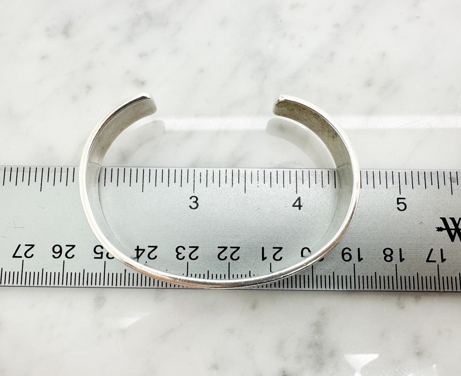 S Morgan Sterling Silver 925 Silver 14K Gold accent Cuff 7" Bracelet 10293 - Image 10