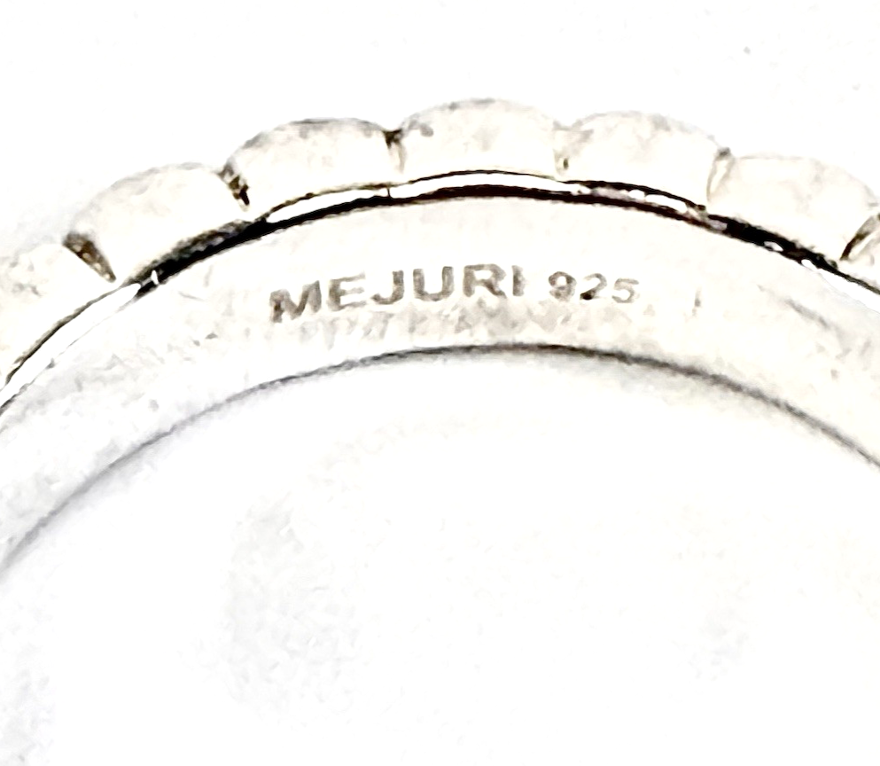 Sterling Silver 925 8.75 Ring Ribbed Band 11433 - Image 9