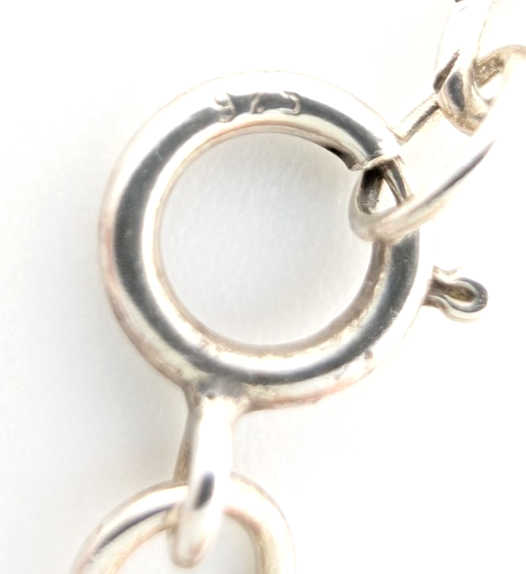 Sterling Silver 925 16" Necklace "m" Initial Pendant R521-11767 - Image 11