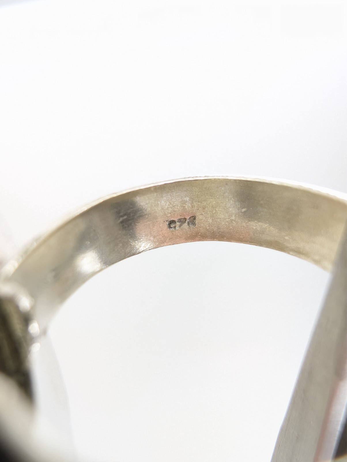 Sterling Silver 925 Bali Style Quartz Cabochon Ring 13594 - Image 5
