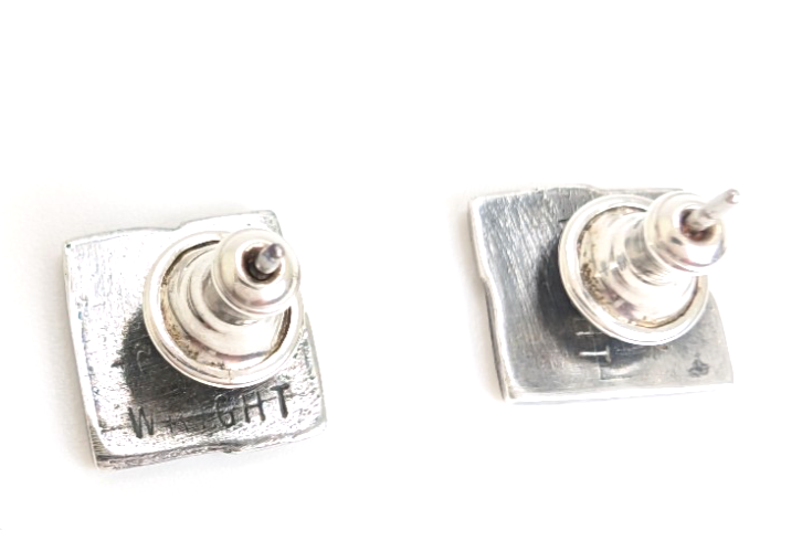 Sterling Silver 925 Earrings Wright Mosaic Earrings 12220 - Image 10