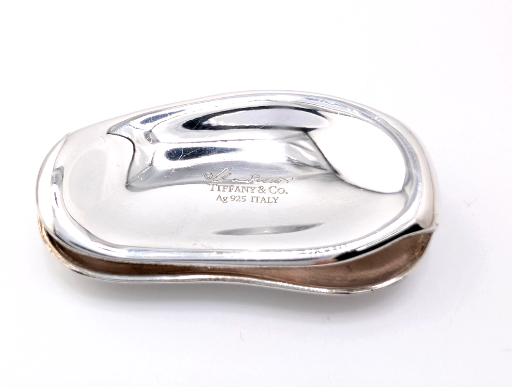 Tiffany & Co Sterling Silver 925 Large Kidney Moneyclip 17377