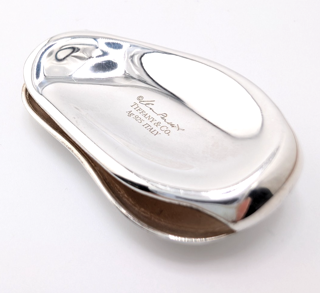 Tiffany & Co Sterling Silver 925 Large Kidney Moneyclip 17377 - Image 6