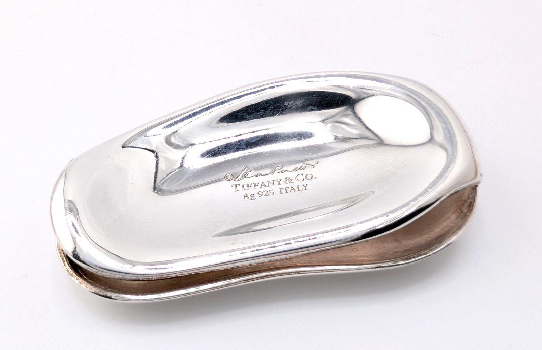 Tiffany & Co Sterling Silver 925 Large Kidney Moneyclip 17377 - Image 8