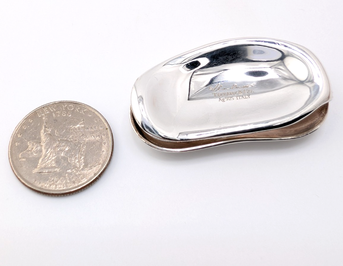 Tiffany & Co Sterling Silver 925 Large Kidney Moneyclip 17377 - Image 9