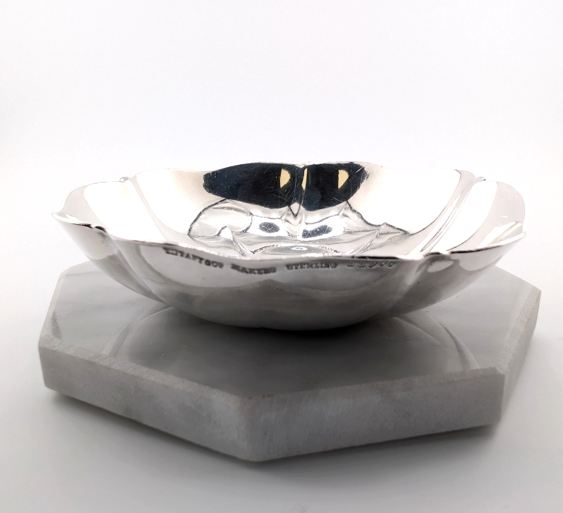 Sterling Silver Tiffany & Co Vintage Lotus Bowl 13522 - Image 3