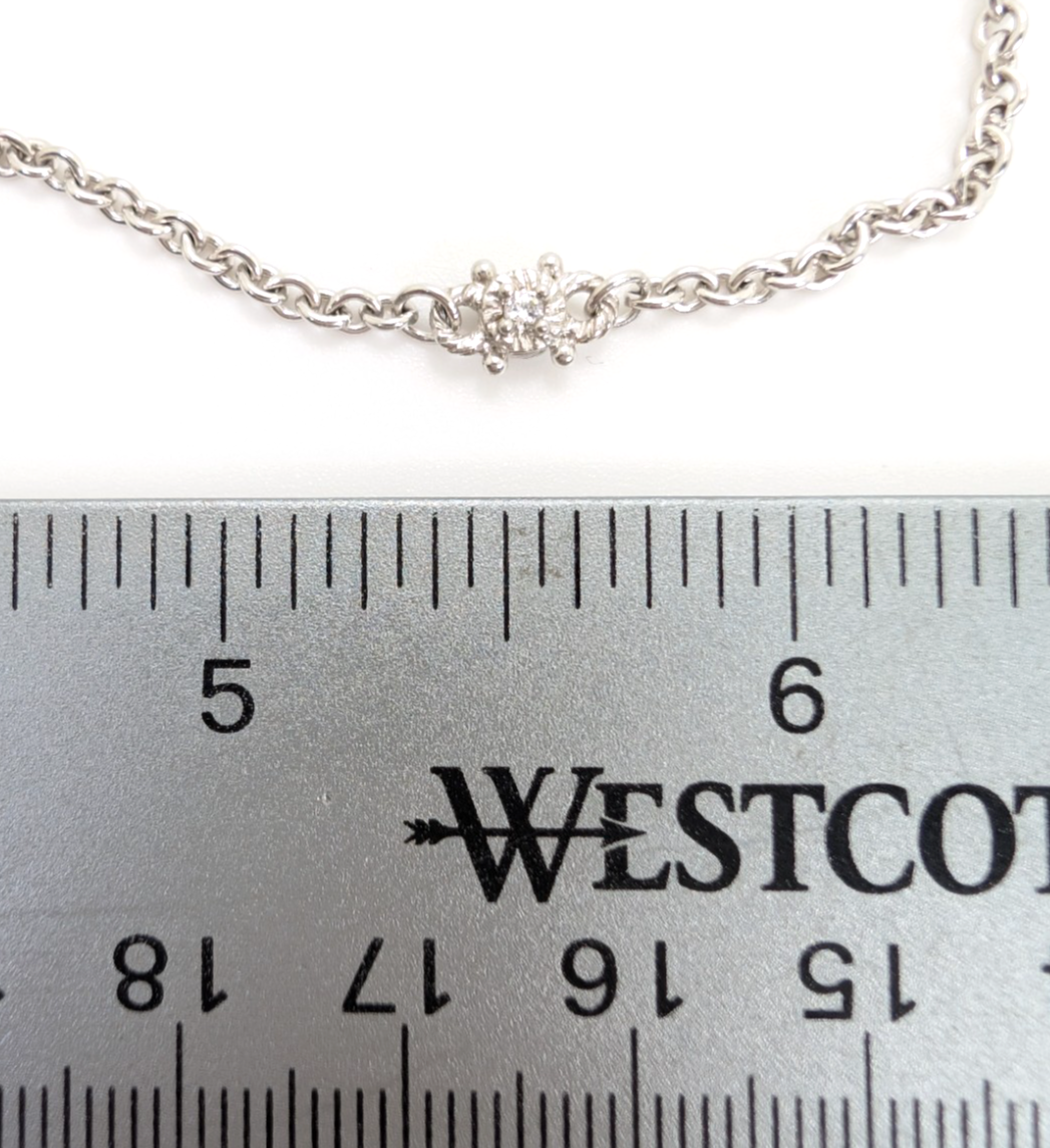 Judith Ripka Sterling Silver 925 By The Yard 36" Necklace 17146 - Image 15