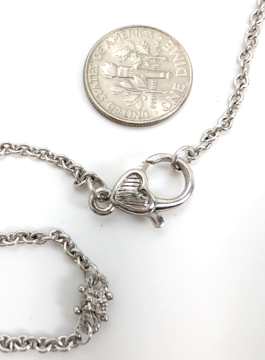 Judith Ripka Sterling Silver 925 By The Yard 36" Necklace 17146 - Image 16