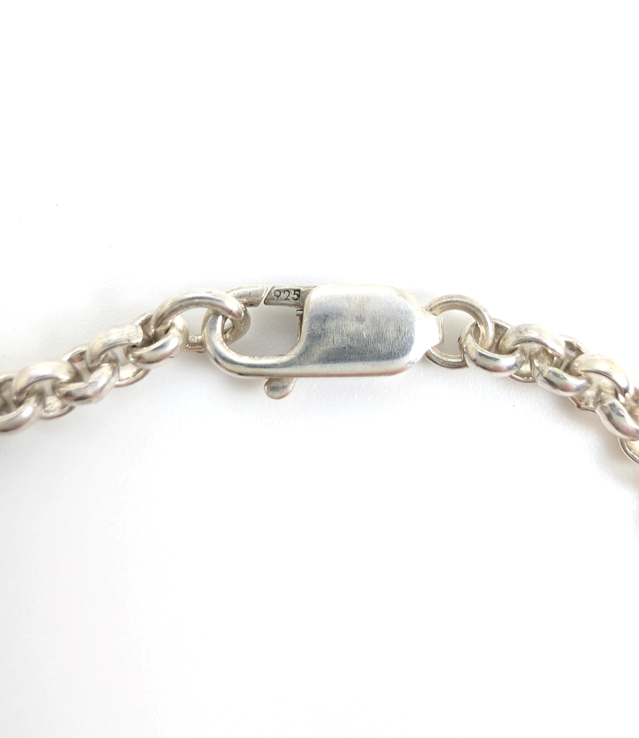 Sterling Silver 925 15" Necklace Turquoise R970- FOX1894 - Image 19