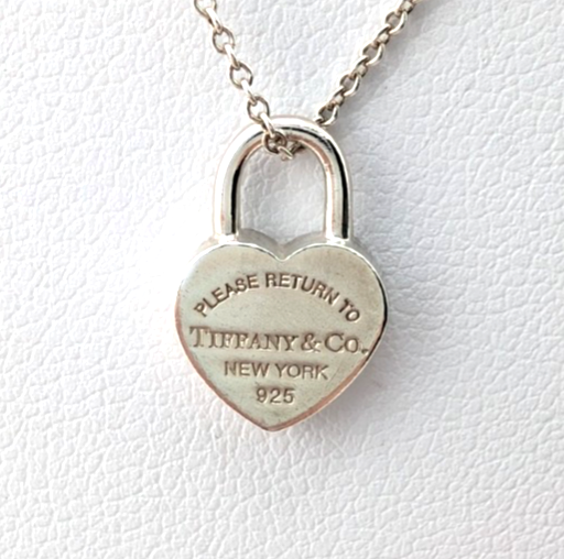 Tiffany & Co Sterling Silver 925 Return to Tiffany Padlock Necklace Oak644 - Image 4