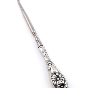 Sterling Silver 925 Antique 6" Button Hook OAK745