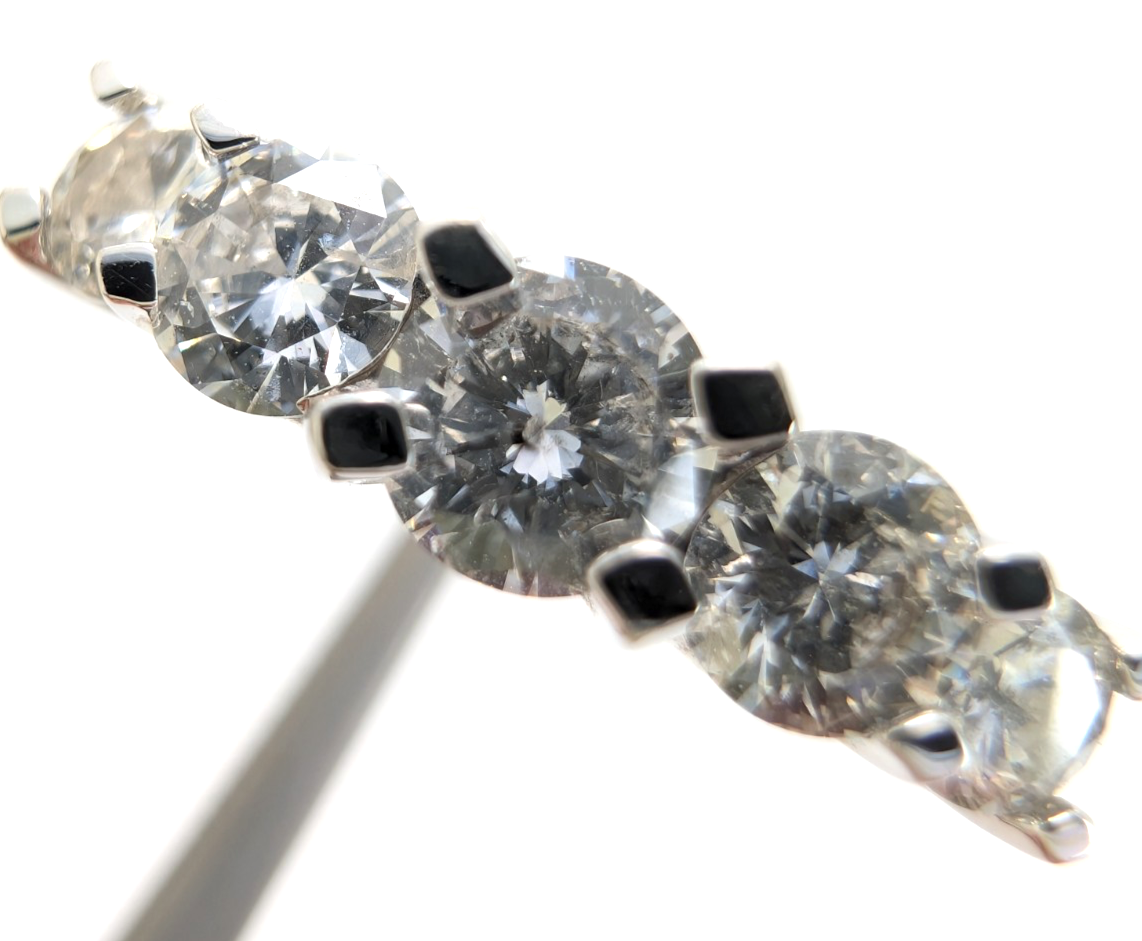 14K Yellow Gold 1.03 ctw 5-Stone Diamond Band Ring CRN161 - Image 2