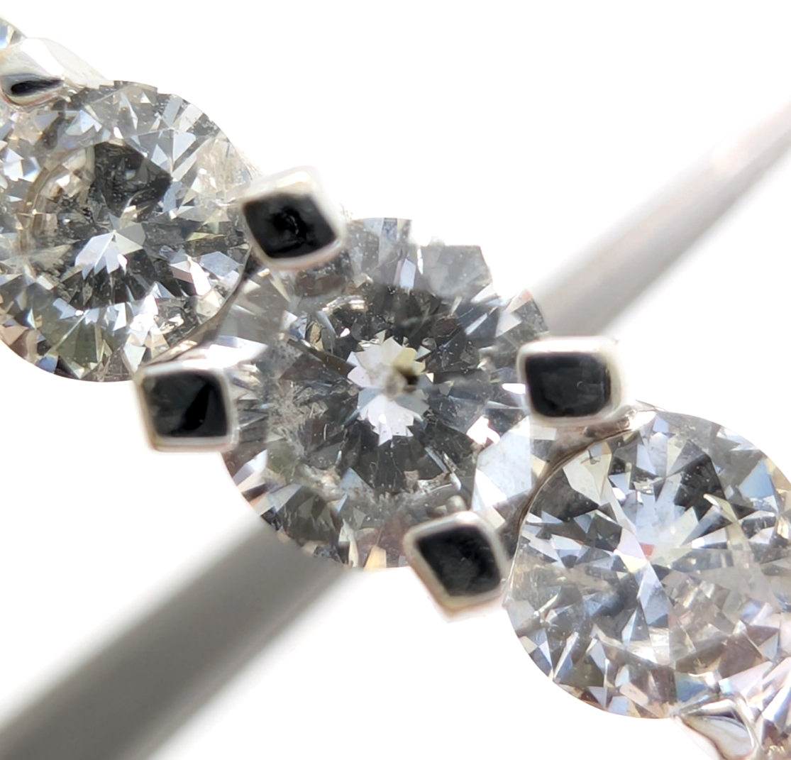 14K Yellow Gold 1.03 ctw 5-Stone Diamond Band Ring CRN161 - Image 3
