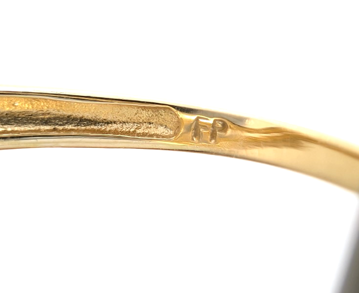 14K Yellow Gold 1/2ctw Irradiated Yellow Diamond V Band Ring P995-CRN163 - Image 17