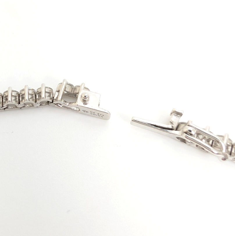 Sterling Silver 925 18" Tennis Necklace R1013 - FOX1951 - Image 8