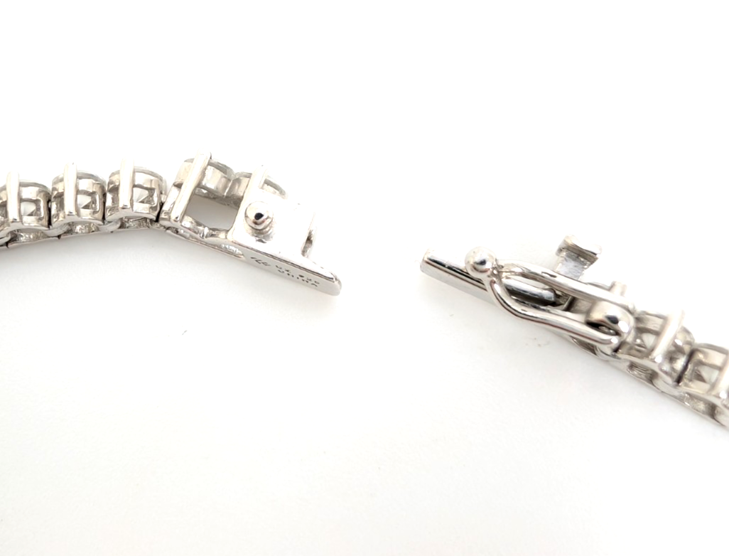 Sterling Silver 925 18" Tennis Necklace R1013 - FOX1951 - Image 9
