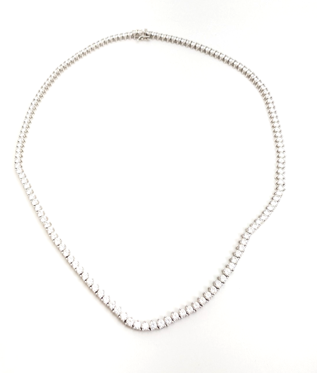 Sterling Silver 925 18" Tennis Necklace R1013 - FOX1951 - Image 15