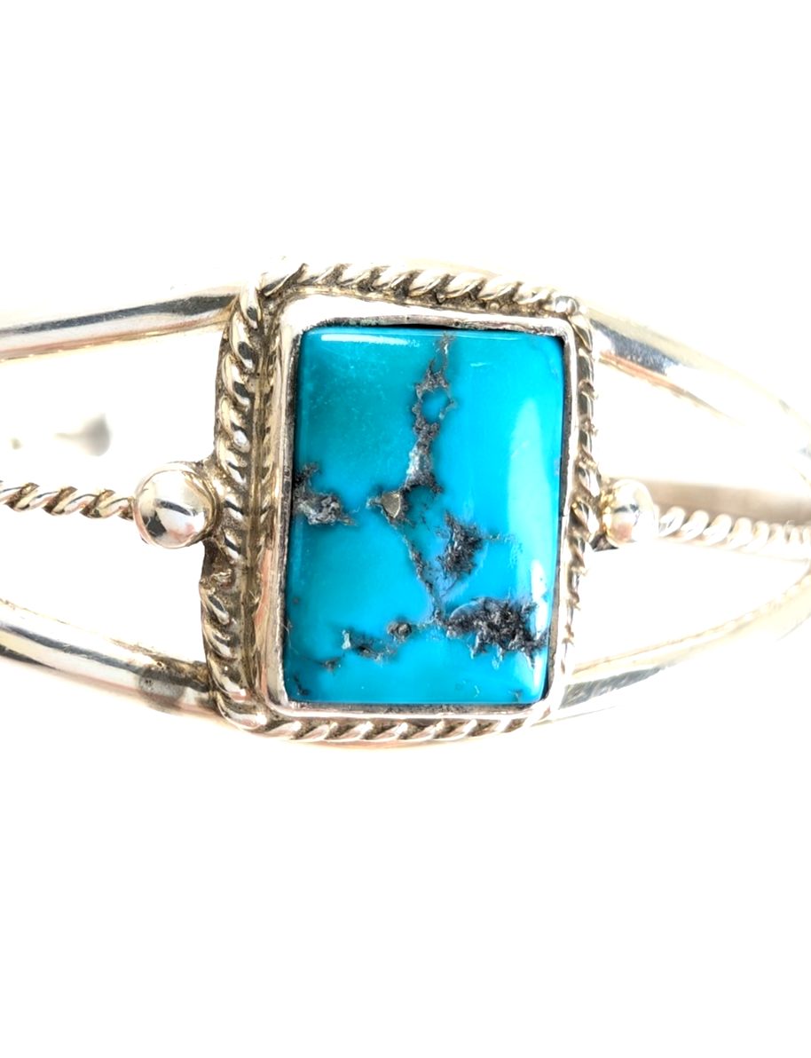 Sterling Silver 925 Bracelet Turquoise R1057- CRN24 - Image 4