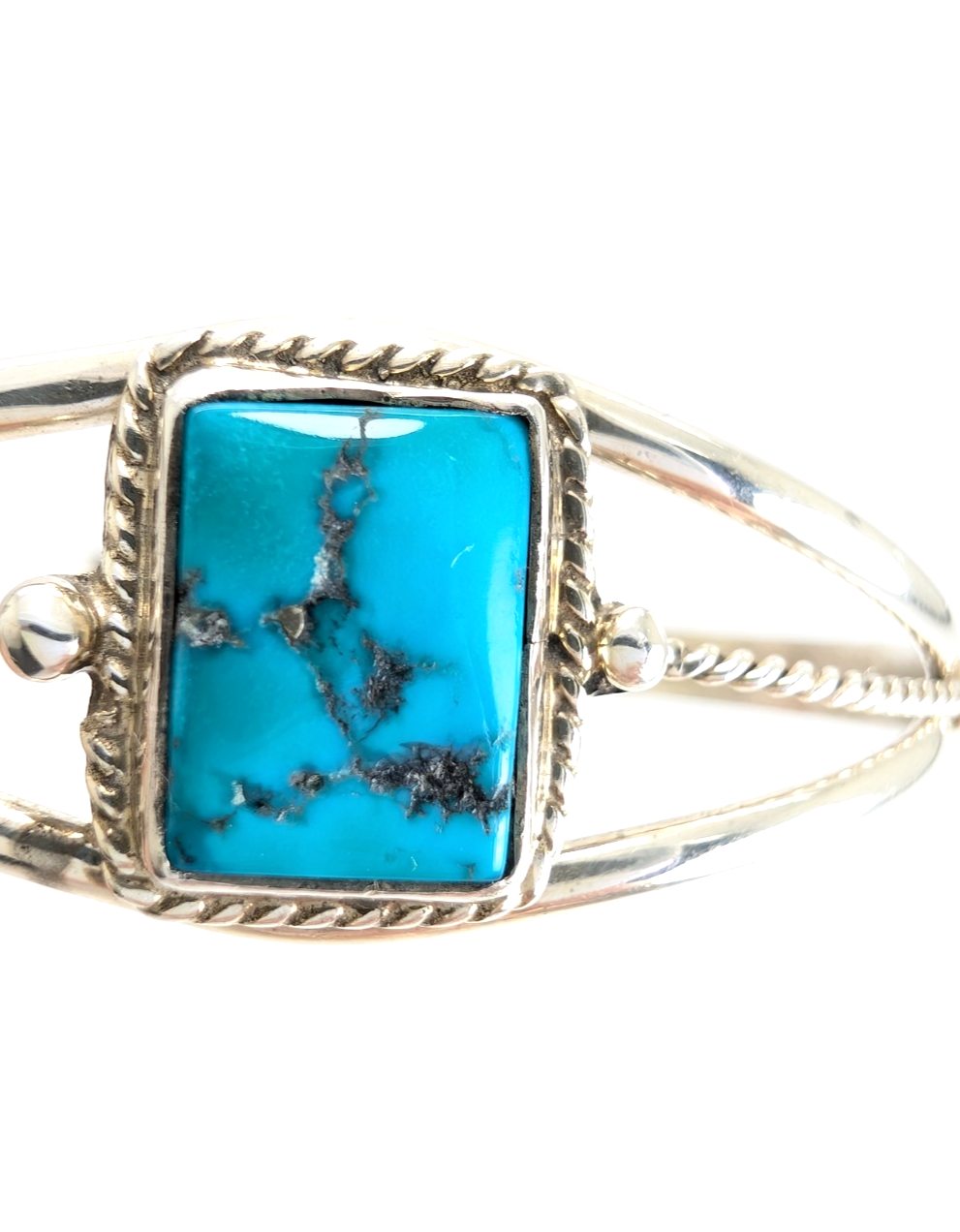 Sterling Silver 925 Bracelet Turquoise R1057- CRN24 - Image 5