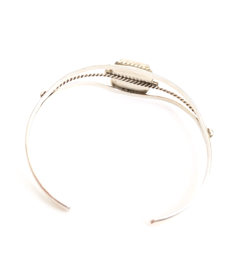 Sterling Silver 925 Bracelet Turquoise R1057- CRN24 - Image 7