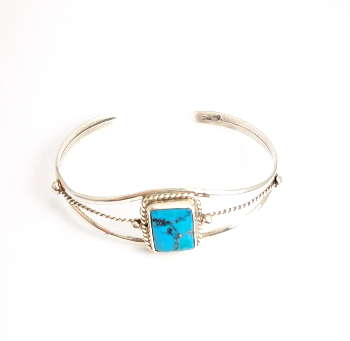 Sterling Silver 925 Bracelet Turquoise R1057- CRN24 - Image 16