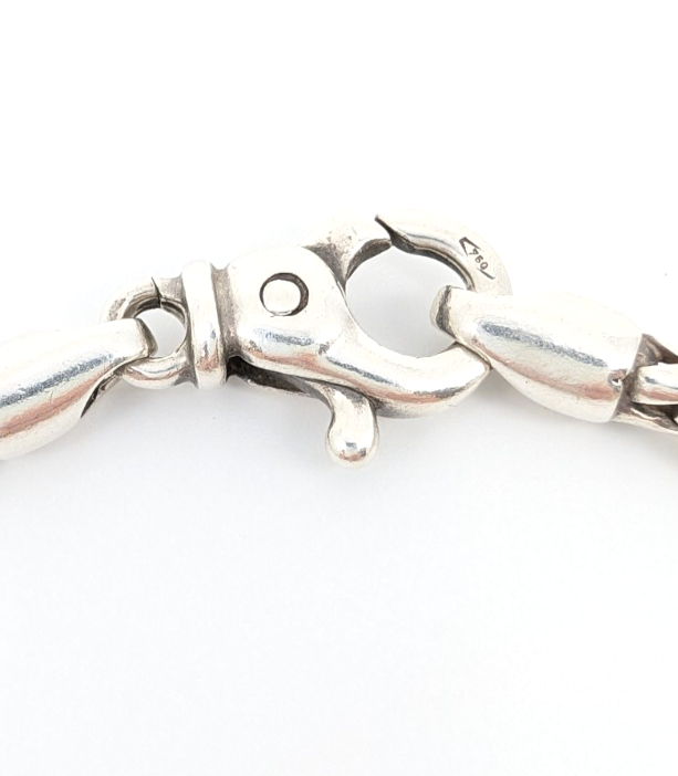 Sterling Silver 7.25" Bracelet 18K Accent Braided Silver R602- FOX1672 - Image 8