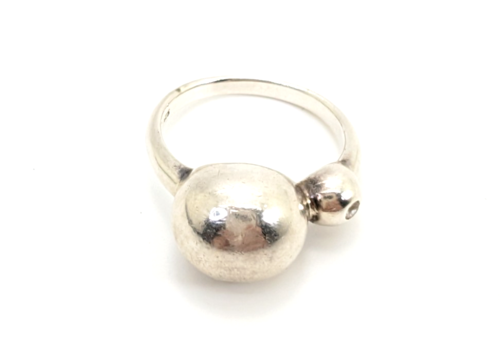Silpada Sterling Silver 925 Have A Ball Dome Ring R384-Fox1143 - Image 2