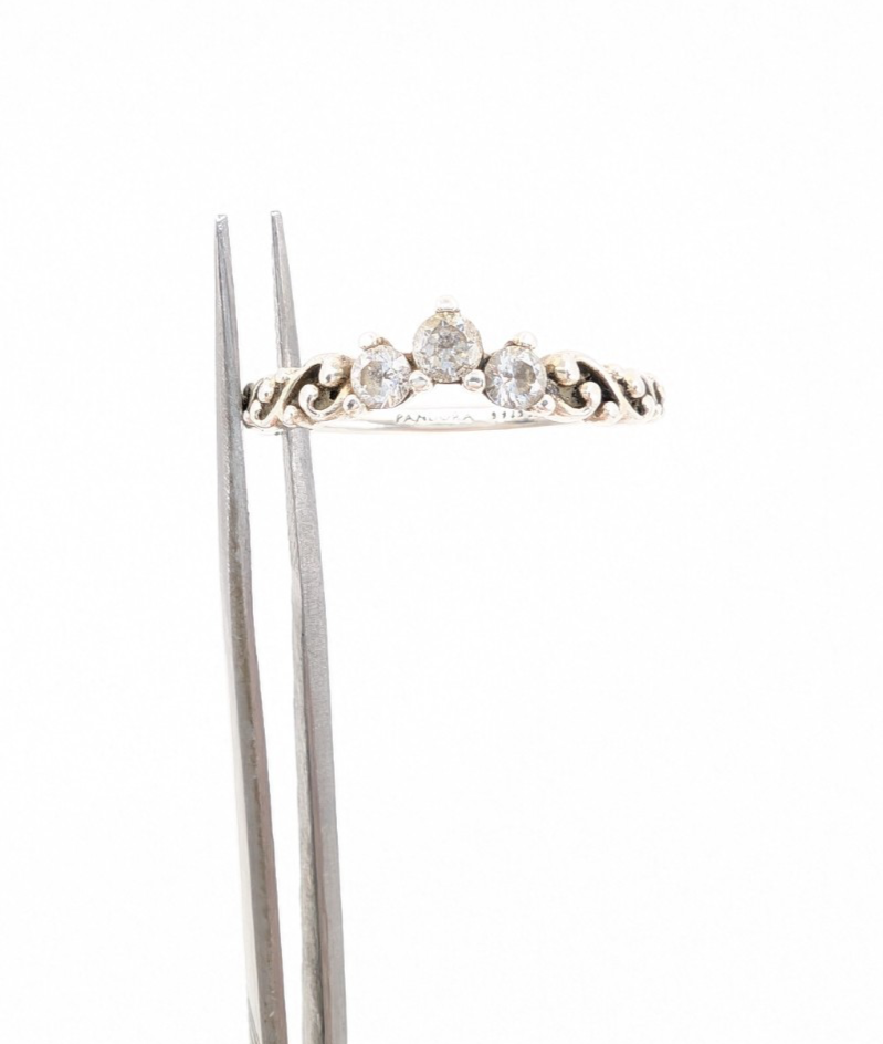 Sterling Silver 925 6 Ring Pan Regal Swirl Tiara Band R644- OAK128 - Image 4