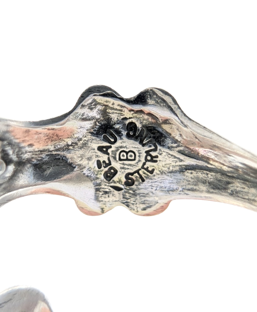 Sterling Silver 925 9 Ring Heart/ Flower Wrap 12678 - Image 3