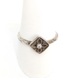 Silpada Sterling Silver 925 Belle Fleur Stack Ring R383-Fox1142