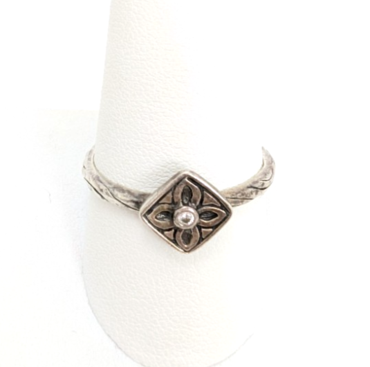 Silpada Sterling Silver 925 Belle Fleur Stack Ring R383-Fox1142