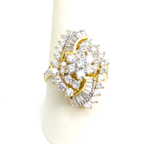 Sterling Silver 925 9 Ring cluster R919- WMF1045 - Image 2
