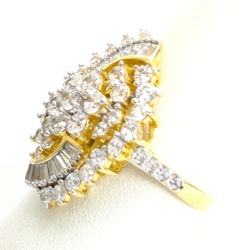 Sterling Silver 925 9 Ring cluster R919- WMF1045 - Image 3