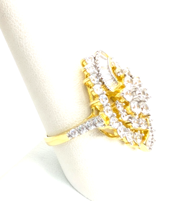 Sterling Silver 925 9 Ring cluster R919- WMF1045 - Image 4