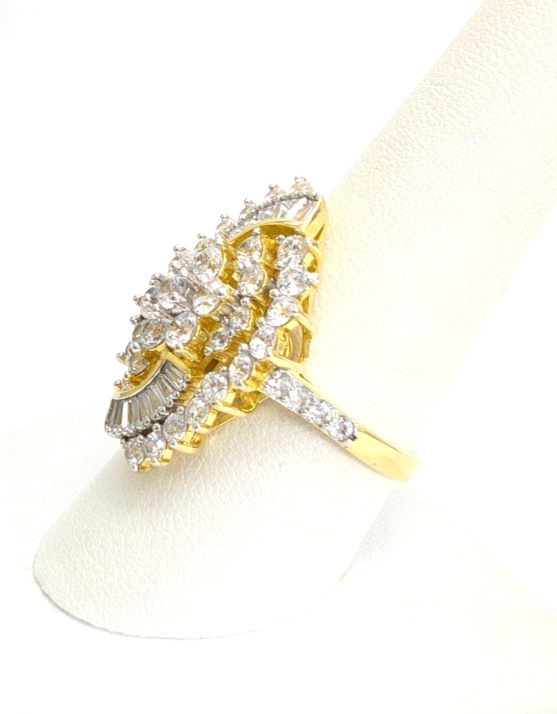 Sterling Silver 925 9 Ring cluster R919- WMF1045 - Image 9