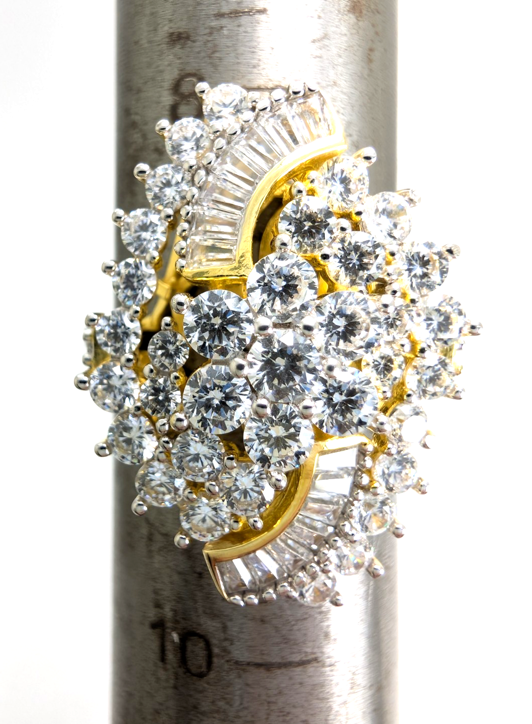 Sterling Silver 925 9 Ring cluster R919- WMF1045 - Image 13