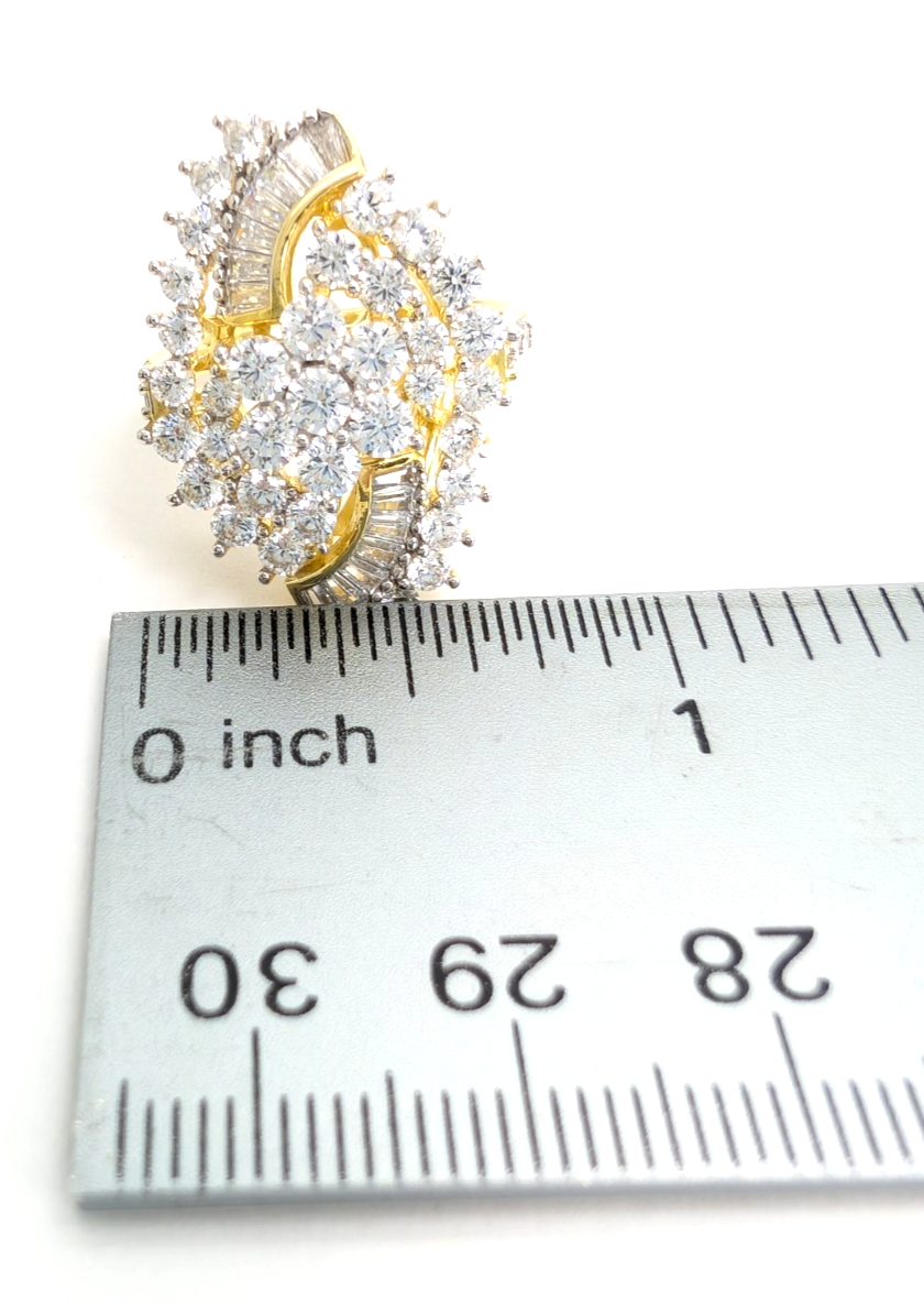 Sterling Silver 925 9 Ring cluster R919- WMF1045 - Image 21
