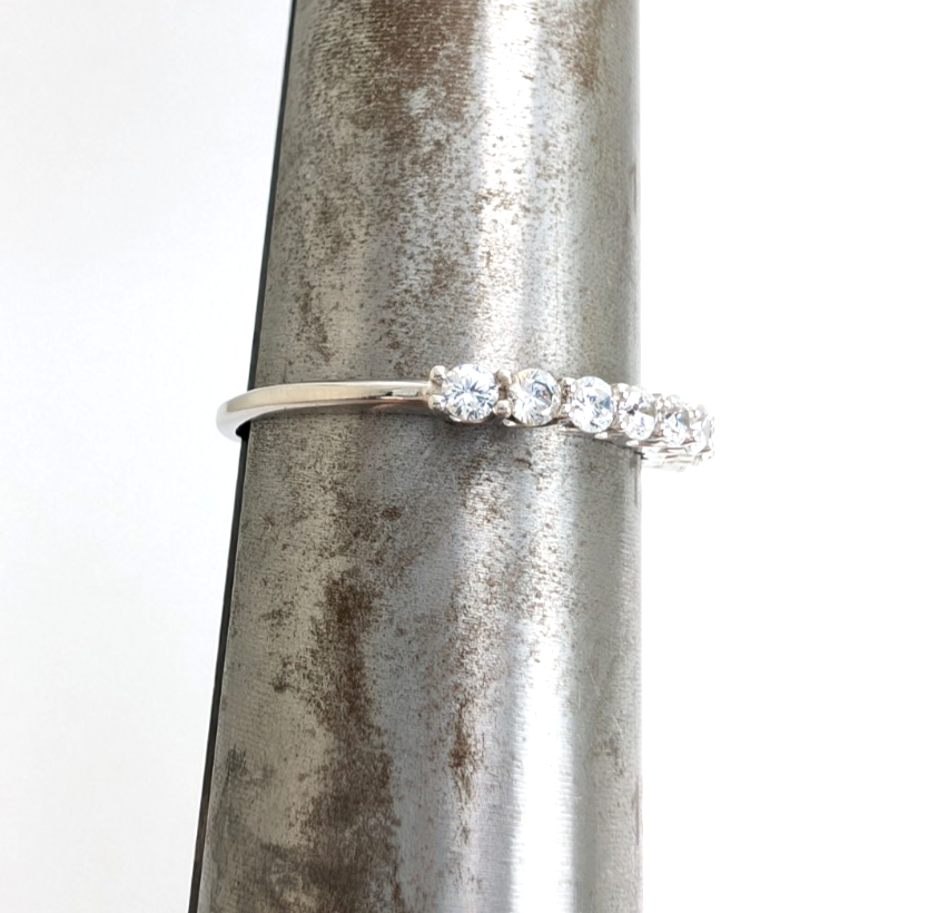 Sterling Silver 925 11.75 Ring Anniversary R808- FOX1736 - Image 2