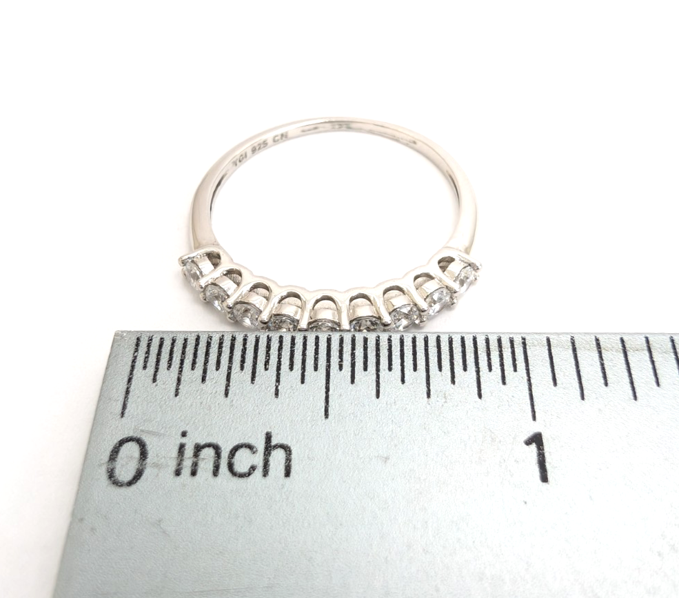 Sterling Silver 925 11.75 Ring Anniversary R808- FOX1736 - Image 11