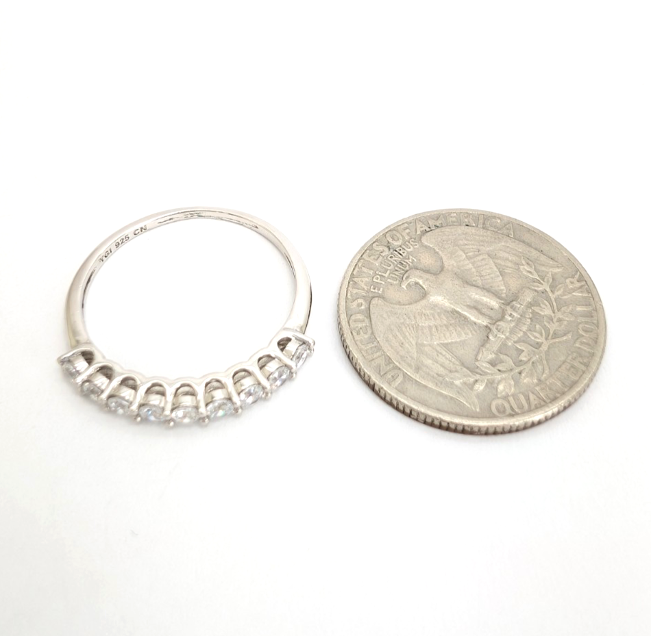 Sterling Silver 925 11.75 Ring Anniversary R808- FOX1736 - Image 13