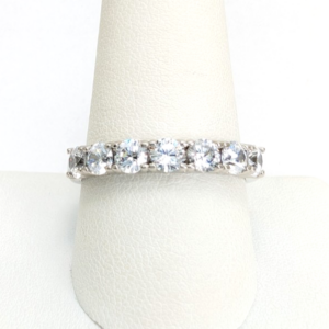 Sterling Silver 925 10.25 Ring Anniversary R1034- FOX1974